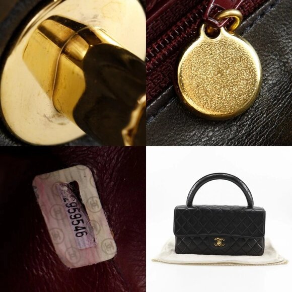 CHANEL Parent-child bag Parents only Handbag Matelasse One handle black - Picture 9 of 13